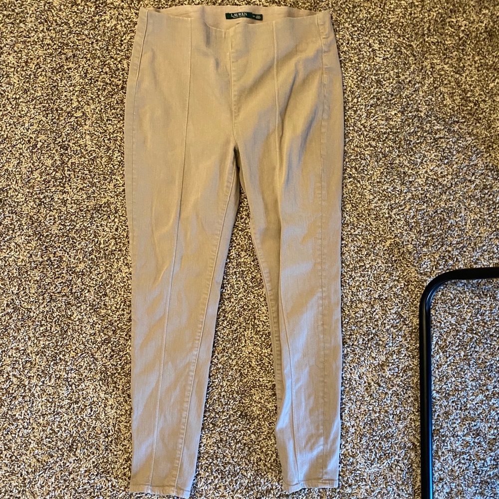 Ralph Lauren Pull-On Khakis with middle seam